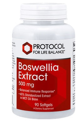 PROTOCOL FOR LIFE BALANCE BOSWELLIA EXTRACT 500 MG 90 SOFTGELS