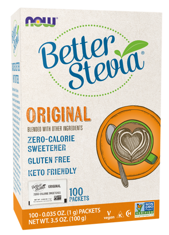 NOW BetterStevia Packets 100ct (Discounted)