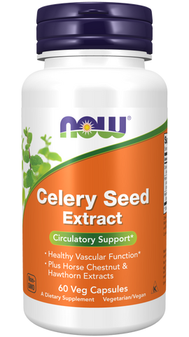 NOW Celery Seed Extract Veg Capsules (Discounted)