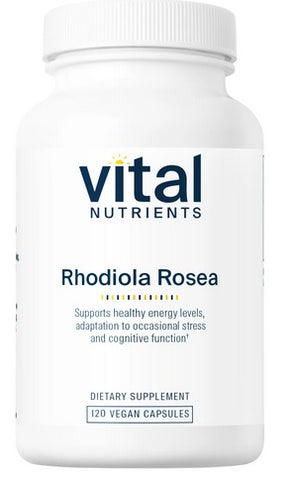 VITAL NUTRIENTS RHODIOLA ROSEA 3% STANDARDIZED EXTRACT 120 VEG CAPS