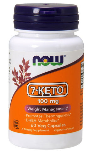 Now Foods, 7-KETO, 100mg, 60 Veg Caps