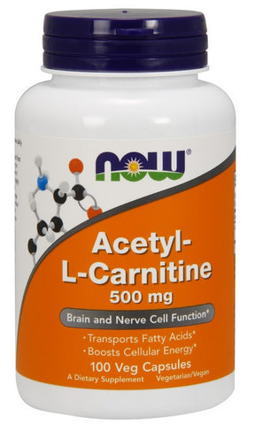 Now Foods, Acetyl L-Carnitine, 500mg, 100 Veg Caps