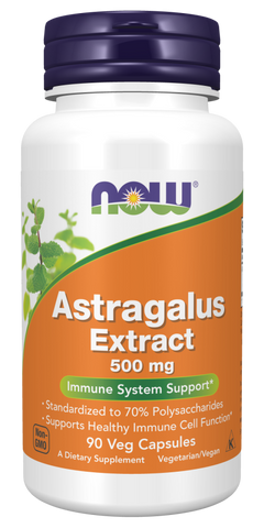 NOW Astragalus Extract 500 mg Veg Capsules (Discounted)