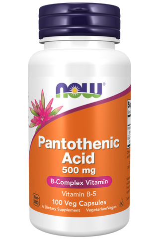 Pantothenic Acid 500 mg Veg Capsules DISCOUNTED