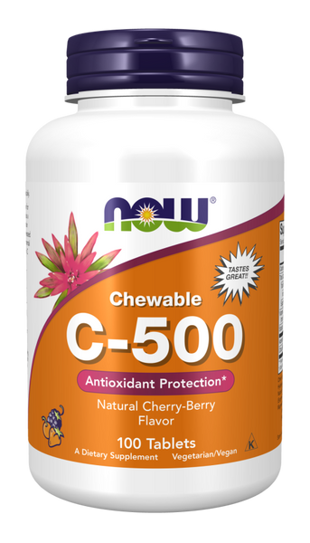 NOW Vitamin C-500 Tablets (Discounted)