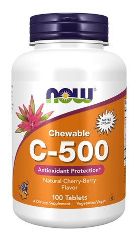 NOW Vitamin C-500 Tablets (Discounted)