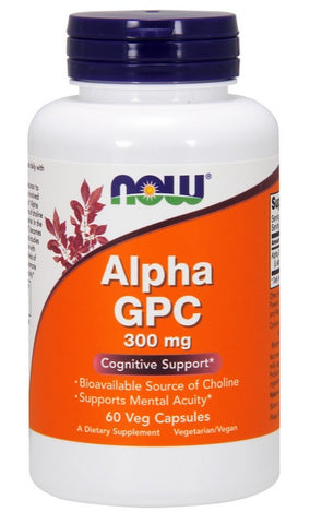 Now Foods, Alpha GPC, 300mg, 60 Veg Caps