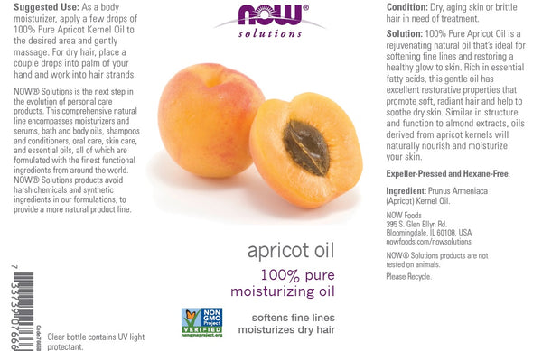 Now Foods, Apricot Kernel Oil, 16 Ounces