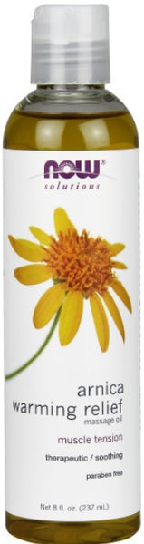Now Foods, Arnica Warming Relief Massage Oil, 8 Ounces