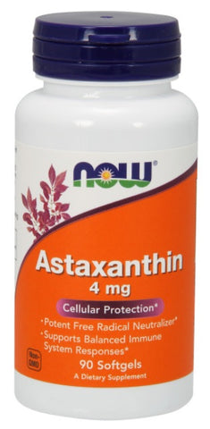Now Foods, Astaxanthin 4mg, 90 Softgels