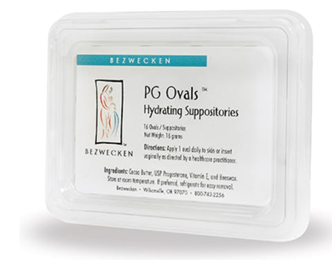 Bezwecken PG Ovals™ , 16 oval suppositories